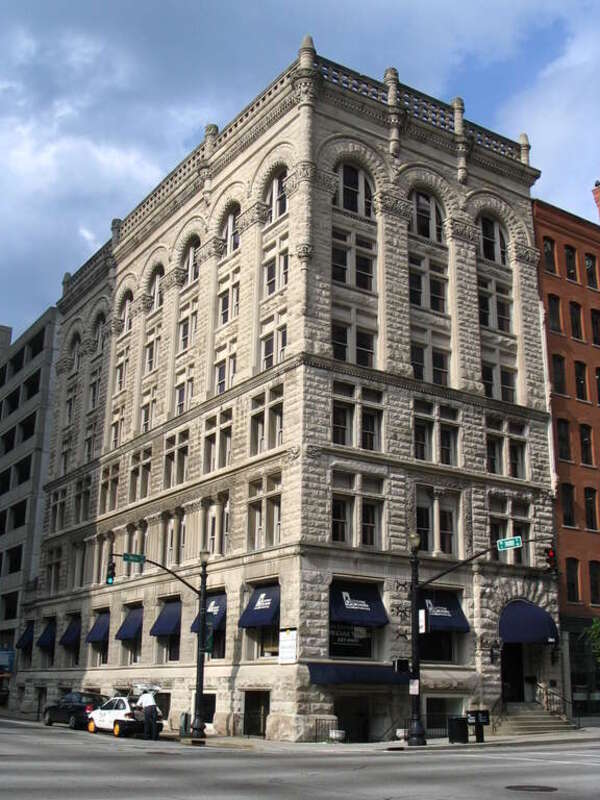 300 West Main Street in downtown Louisville, Kentucky. It was built in 1890 as the Income Life Insurance Co. Building and was later known as the Kentucky National Bank. It is listed on the National Register of Historic Places.
