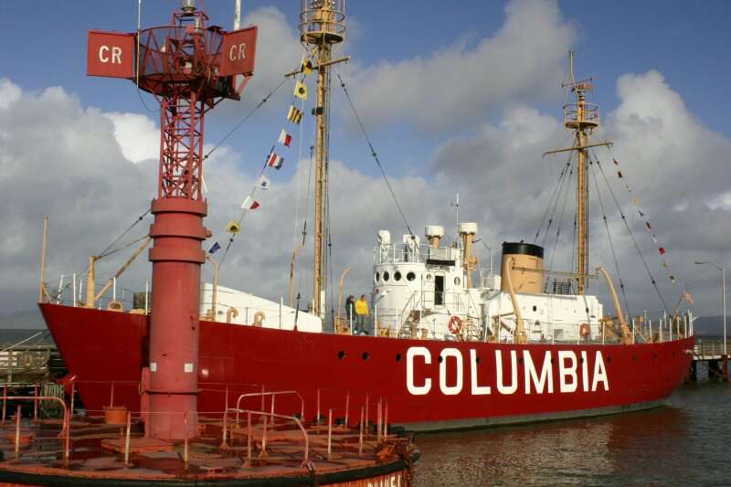 The Lightship Columbia (WLV-604) is a United States National Historic Landmark. It is presently docked in Astoria, Oregon.