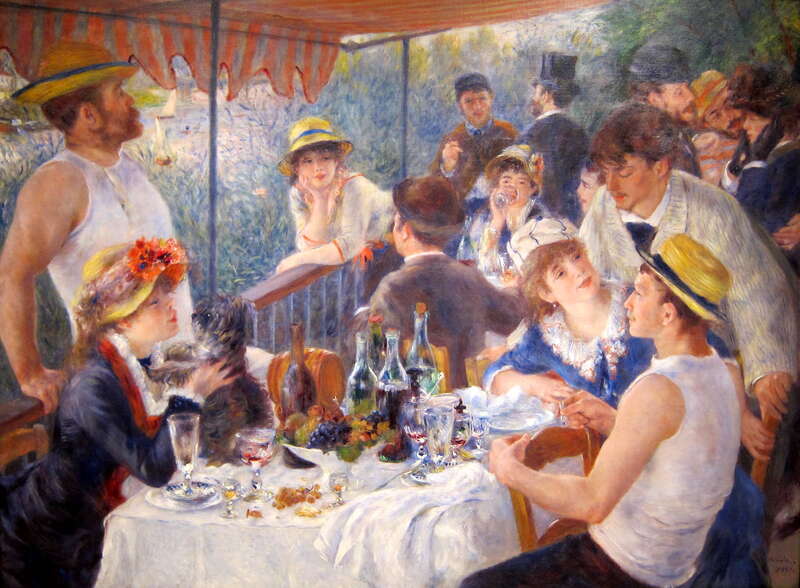 Luncheon of the Boating Party (1881, Pierre-Auguste Renoir) housed in The Phillips Collection in Washington, D.C., United States.