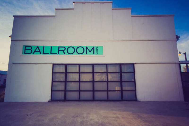 Ballroom, in Marfa, Texas, United States.