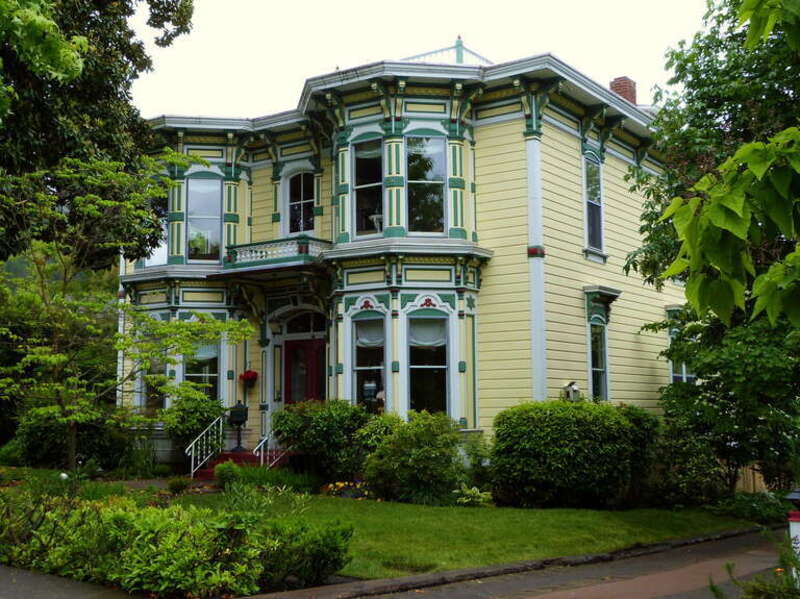 The historic John McCall House (built 1882), located at 153 Oak Street in Ashland, Oregon, United States, is listed on the US National Register of Historic Places. It is additionally listed as a contributing resource in the National Register-listed