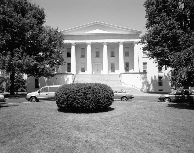 Front of Old Morrison, located along Third Street on the campus of Transylvania University in Lexington, Kentucky, United States.  Built in 1831, it is a National Historic Landmark.