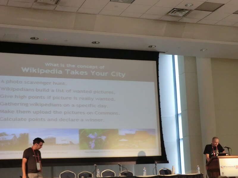 Letartean and Benoit Rochon are presenting Wikipedia Takes Montreal and Wikipédia prend Québec at Wikimania Washington DC 2012.