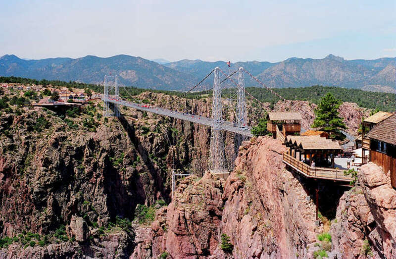 The Royal Gorge Bridge in Cañon City, Colorado, United States.
