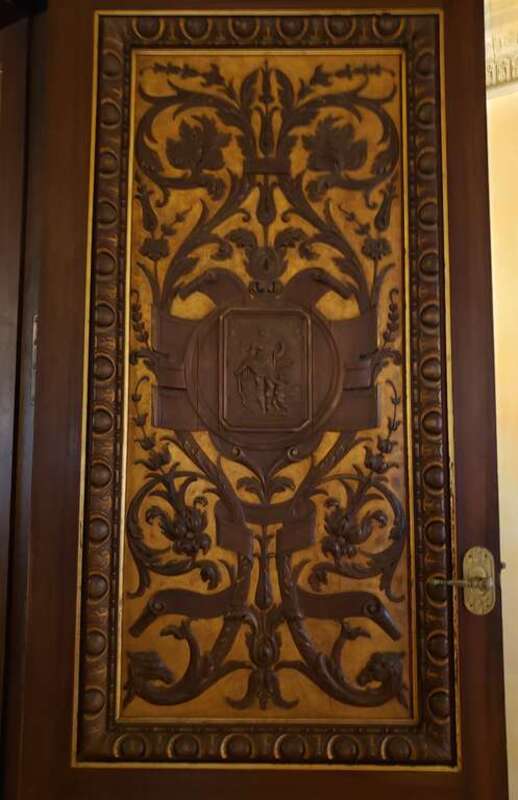 The Breakers. Newport, RI. Library. Decorative door