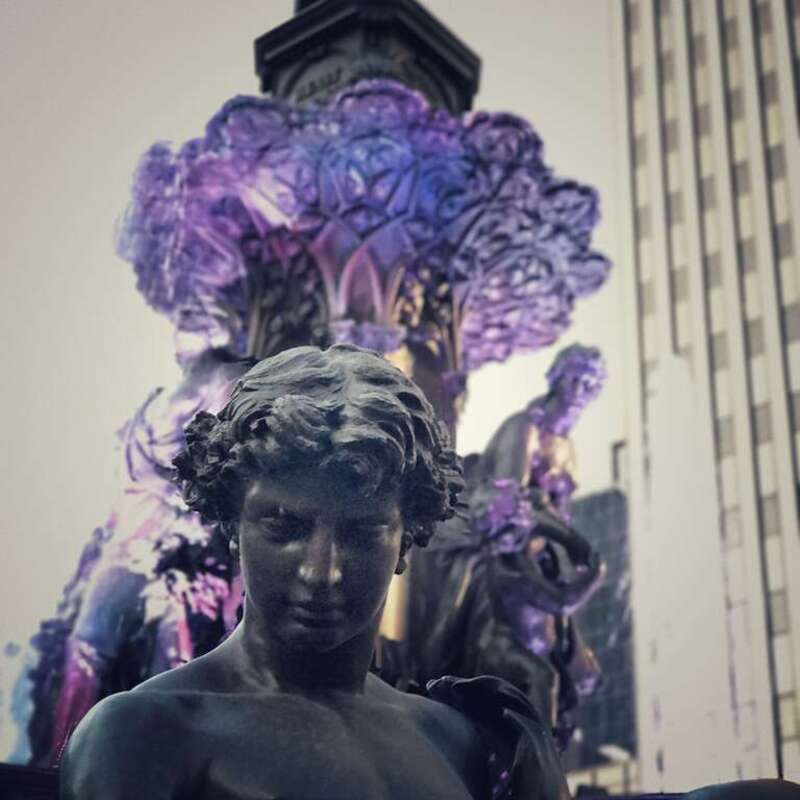 Detail of the Tyler Davidson Fountain, Cincinnati.
