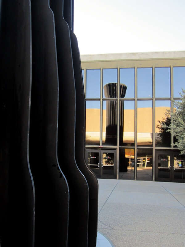 Flashlight by Claus Oldenburg and Coosje Van Bruggen is a highlight of the University of Nevada Las Vegas campus.