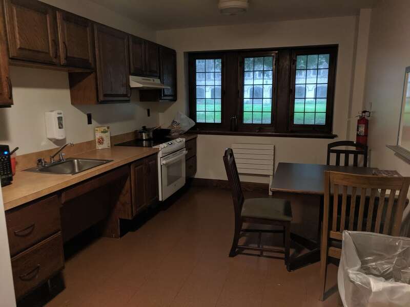 Whitman College is a residential college at Princeton University. This kitchen is located in one of the college's dormitories.