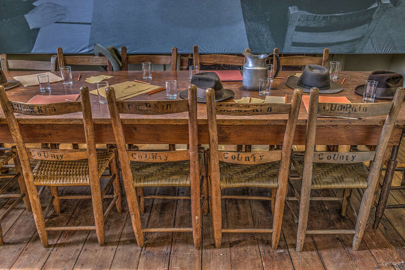 The trial jury deliberated it this room.