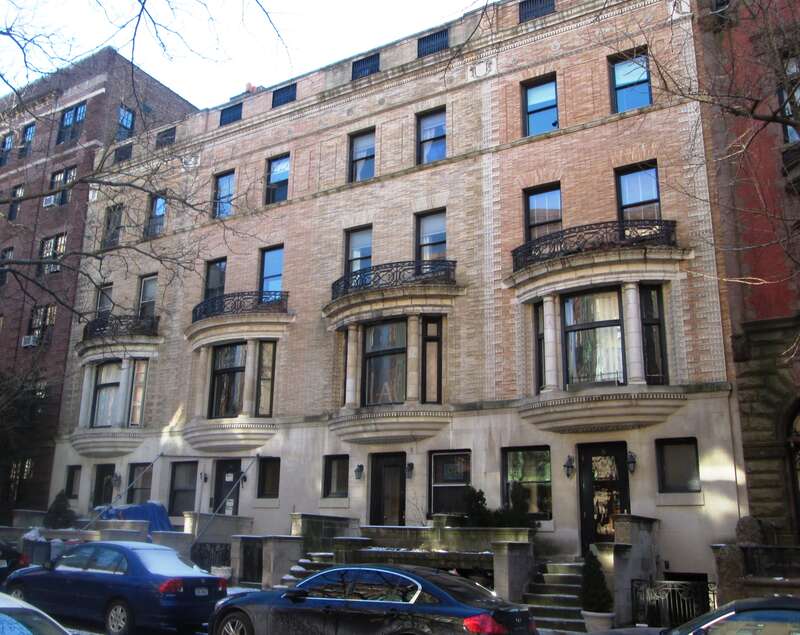 8 (right) - 14 (left) Pierrepont Street between Pierrepont Place and Hicks Street in the Brooklyn Heights neighborhood of Brooklyn, New York City were built in c.1901. (Source: AIA Guide to NYC (5th ed.))