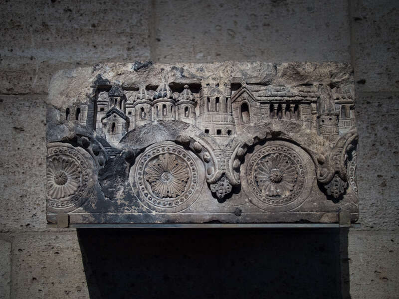 Architectural Frieze, second quarter 12th century, at The Met Cloisters. collection link.