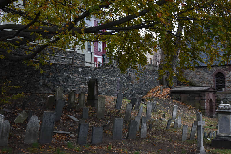 Cemetery of the Cathedral of St. John in Providence, RI