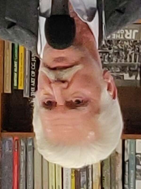 Author Chip Walter gives a talk at the Politics and Prose bookstore