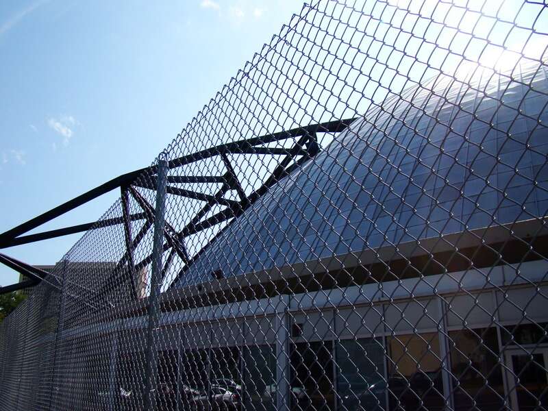 From outside, you can see little to indicate that demolition has begun on the Civic Arena, save for the fence around the area.