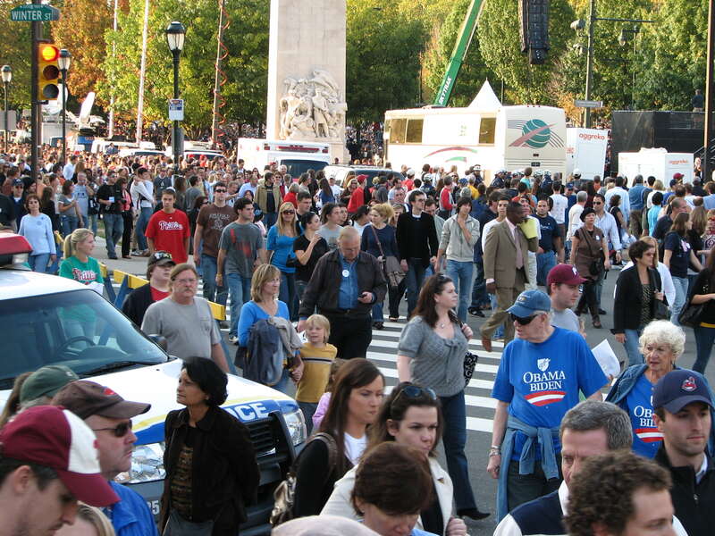 2008 Obama election campaign in Philadelphia
