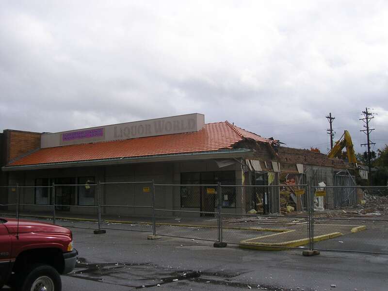 For some reason, I'll always remember in high school when were driving past this place, after it just became Liquor World, and they were putting up the sign and it just said &quot;Liqu   World&quot;. My friend said, &quot;Liquid World? What kind of a name is