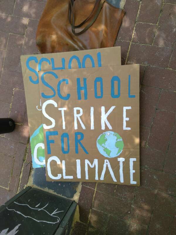 Impressions from the FridaysForFuture Climate Strike in Charlottesville on 24 May 2019