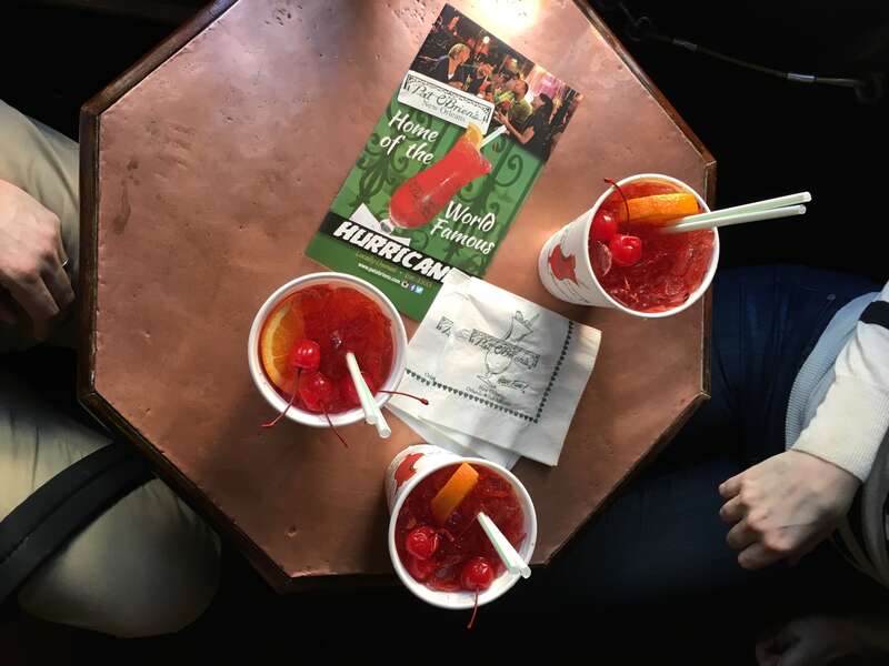 Hurricanes, Pat O'Brien's, New Orleans.