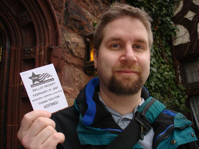 Used in a &amp;lt;a href=&quot;http://chicago.metblogs.com/archives/2007/02/i_voted.phtml&quot; rel=&quot;nofollow&quot;&amp;gt;Chicago Metblog post&amp;lt;/a&amp;gt;.