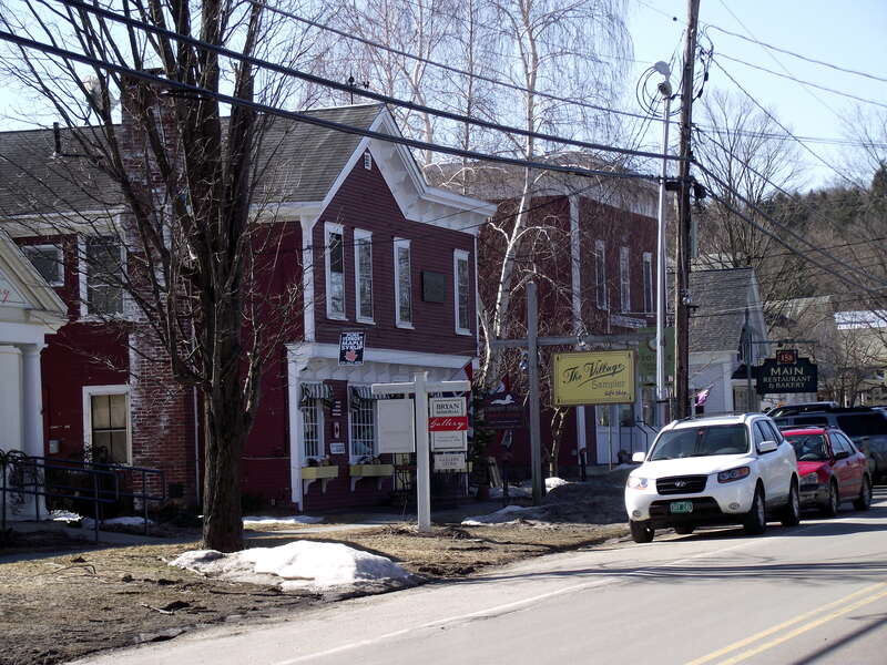 Main Street, part of the Jeffersonville (Vermont) Historic District