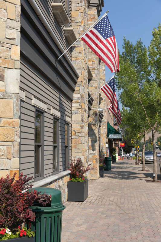 Streetview in Ketchum, Idaho