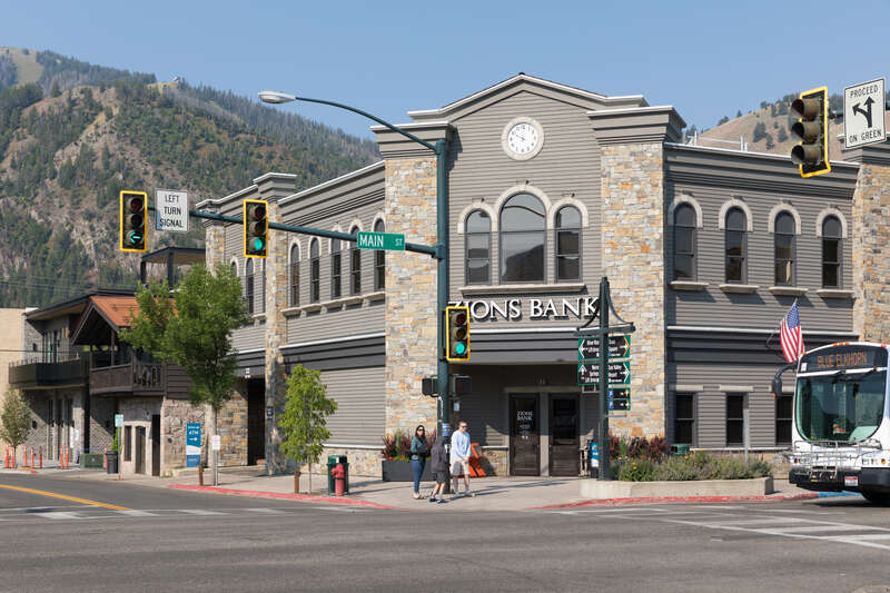 City view in Ketchum, Idaho