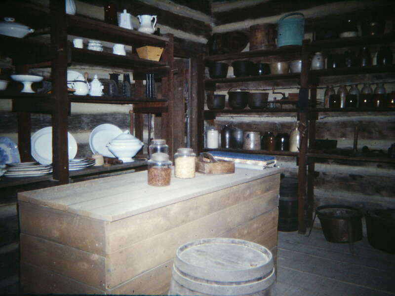 New Salem, Illinois, home of Abraham Lincoln as a young man, digital copy of slide. Complete indexed photo collection at WorldHistoryPics.com.