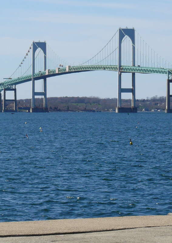The Claiborne Pell Bridge, commonly known as the Newport Bridge, is a suspension bridge operated by the Rhode Island Turnpike and Bridge Authority that spans the East Passage of the Narragansett Bay in Rhode Island.