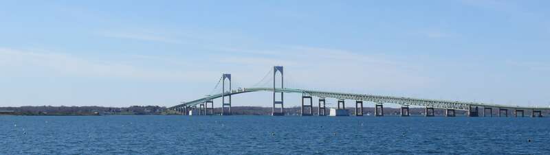 The Claiborne Pell Bridge, commonly known as the Newport Bridge, is a suspension bridge operated by the Rhode Island Turnpike and Bridge Authority that spans the East Passage of the Narragansett Bay in Rhode Island.