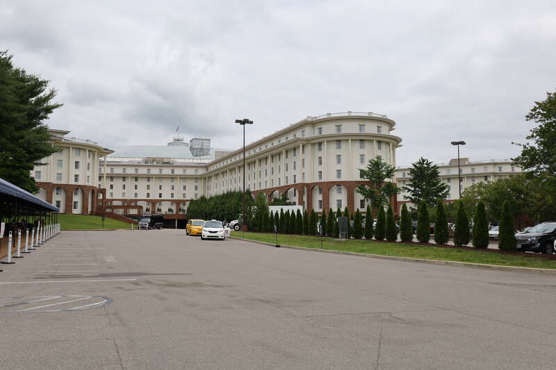 Exterior of the Gaylord Opryland Resort &amp;amp; Convention Center in Nashville, Tennessee in 2022