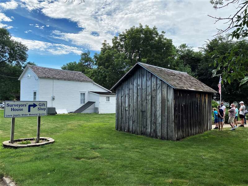 Railroad Camp Shanty  Site is now part of a Laura Ingalls Wilder home exhibit.