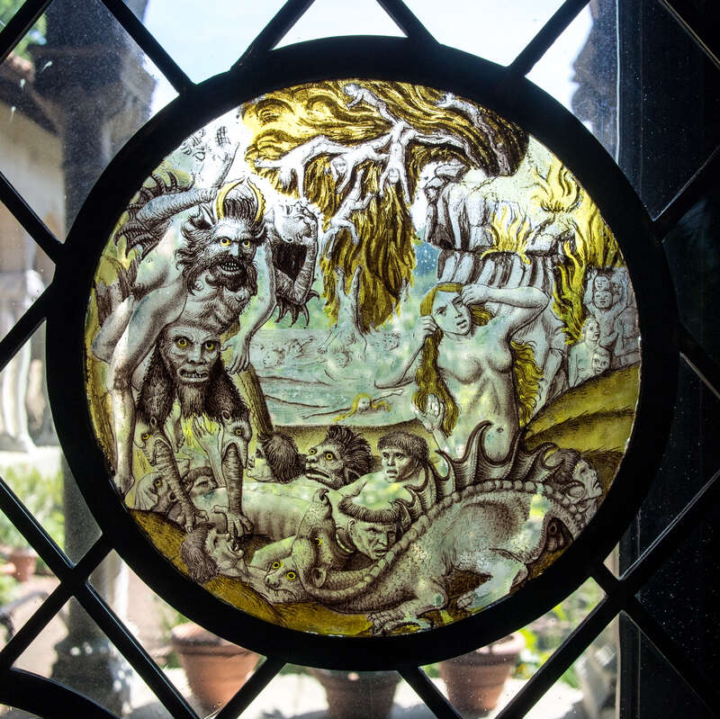 Roundel with Descent of the Damned, ca. 1500–1510, after a composition by workshop of Dieric Bouts (Netherlandish, Haarlem, active by 1457–died 1475)
collection link
