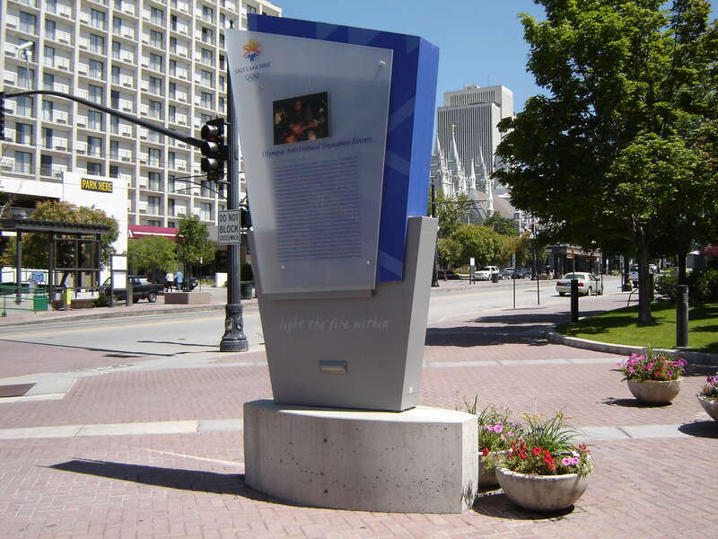 Sign Board 2002 Olympic Salt Lake UT