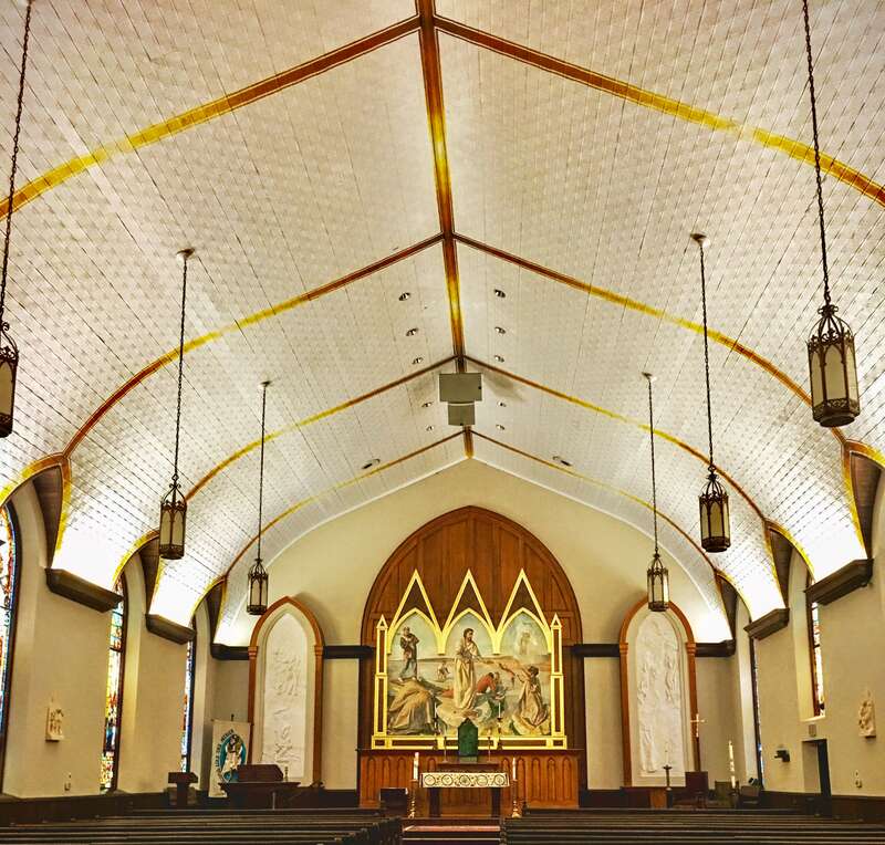 An oldest Roman Catholic Church and oldest surviving edifice on Tyron Street in Charlotte, North Carolina