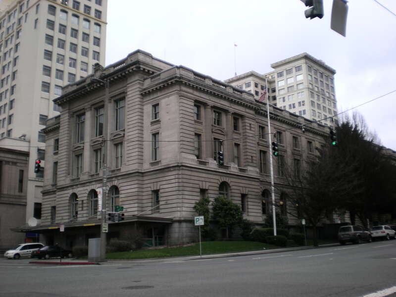 The US Post Office-Tacoma Downtown Station-Federal Building in Tacoma, Washington