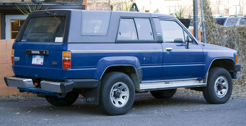 1986 Toyota 4Runner (first generation), base model equipped with the fuel injected 22R-E engine.