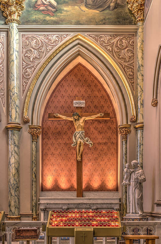 Crucifix at Cathedral of St. John the Baptist