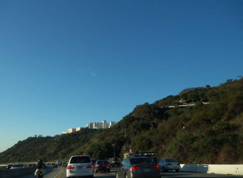 405 South near Getty Center