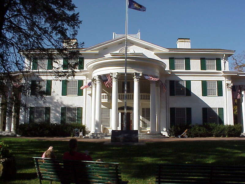 Arbor Lodge in Nebraska City, Nebraska.  It was the home of J. Sterling Morton.  Photo taken by John P. Workman, Jr.