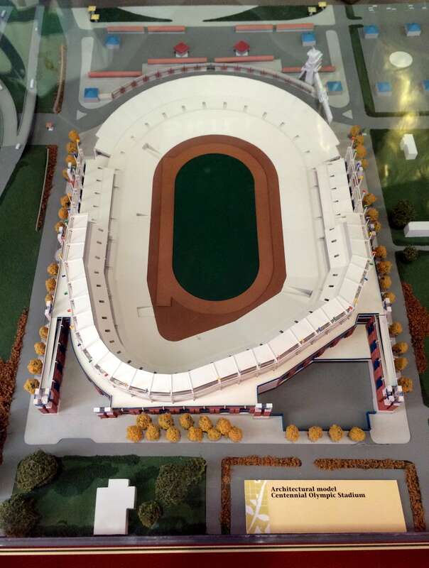 Atlanta - Atlanta History Center - Museum - 1996 Centennial Olympic Games - Model of Centennial Olympic Stadium