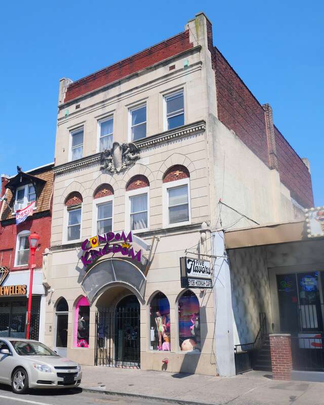Looking north across South Street