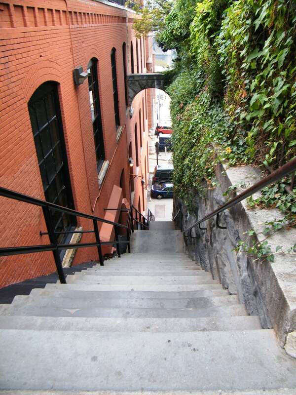 Exorcist stairs in Georgetown Historic District