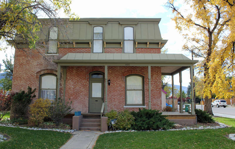 The F.A. Jackson House, located at 401 East 1st Street in Salida, Colorado. The property is listed on the National Register of Historic Places.