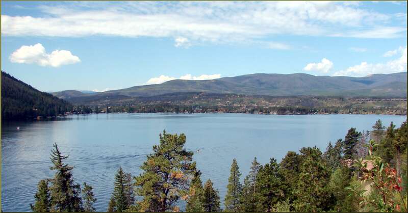 (1 in a multiple picture set)
Grand Lake is the largest and deepest natrual lake in Colorado.  This picture is taken from the north side.
