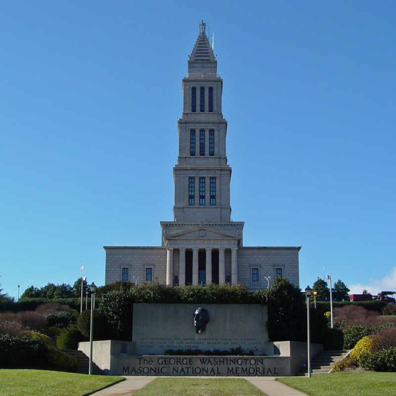 The grounds of the George Washington Masonic National Memorial in Alexandria, Virginia.

Ben Schumin is a professional photographer who captures the intricacies of daily life.  This image may be used under Creative Commons Attribution-ShareAlike 2.0.