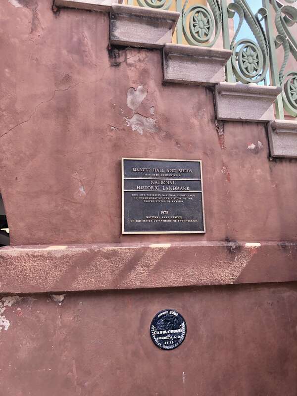 Historical Marker, Confederate Museum Building, Charleston City Market, Charleston, SC