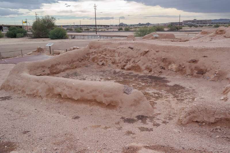 One of Miller's rooms at the Pueblo Grande Museum in Phoenix, Arizona