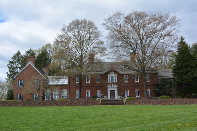 Main house at Mount Cuba	, listed on the NRHP on April 2, 2003, at 3120 Barley Mill Rd., Greenville (or Mt. Cuba), New Castle County, Delaware. Formerly owned by a DuPont, now a nature/garden center/arboretum