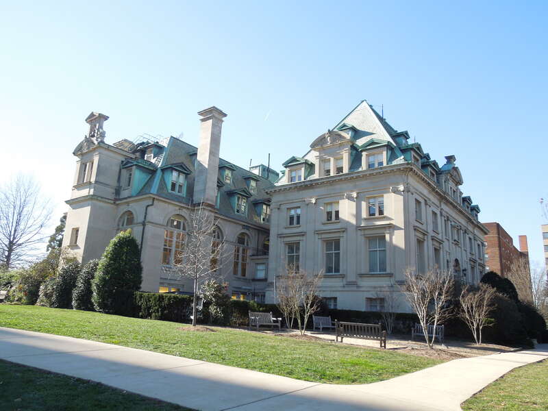 National Cathedral School, Washington, DC: Hearst Hall, seen from northeast