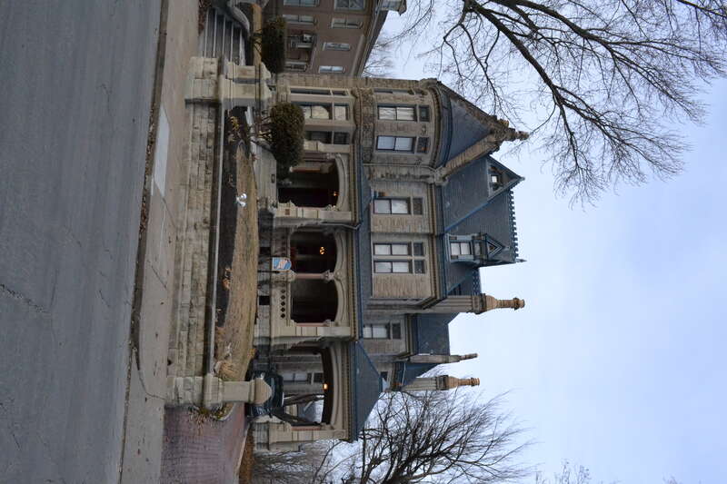 The Ogden House in St. Joseph, Missouri. Part of the Hall Street Historic District. Now the Shakespeare Chateau Bed and Breakfast.